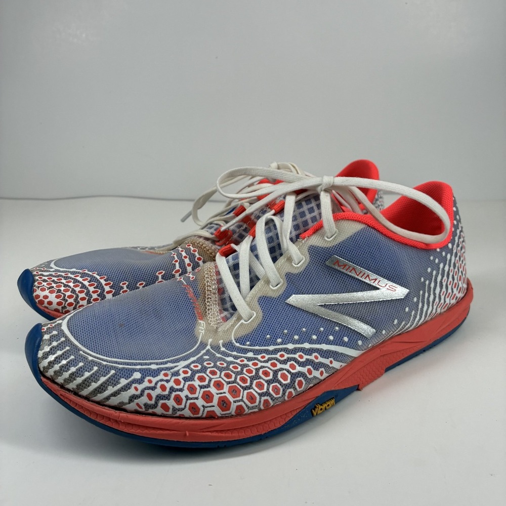 New Balance Minimus Zero V2 Women's US 10 Blue Orange Road Running Shoes WR00WW2